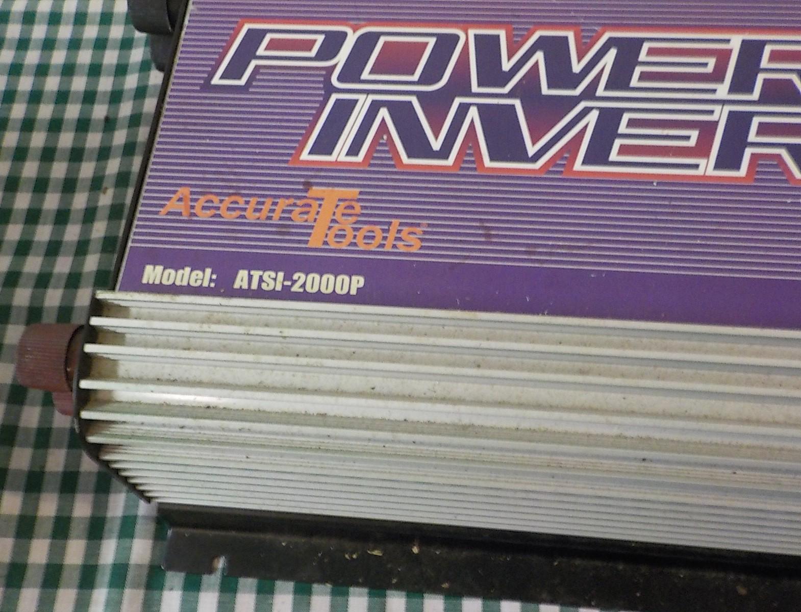 Performance Tool ATSI 2000P 2000W / 4000W Surge Power Inverter | Automotive | Lot 2519