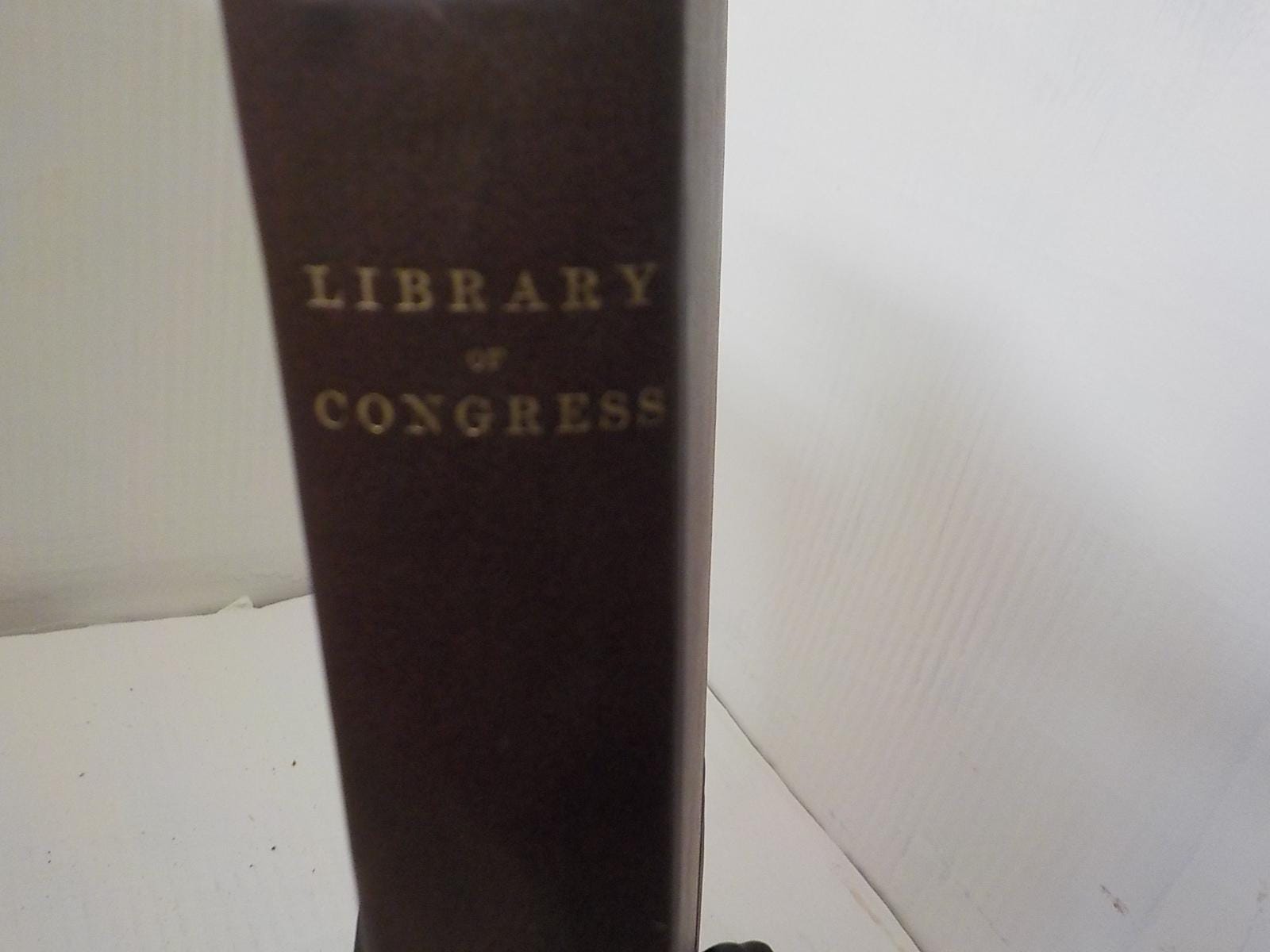 1901 Report of the Librarian with Manual Library of Congress Hardcover b 118