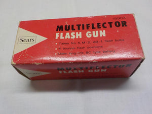 Vintage Sears Multiflector Flash Gun | New Old Stock in Box | Lot 2030