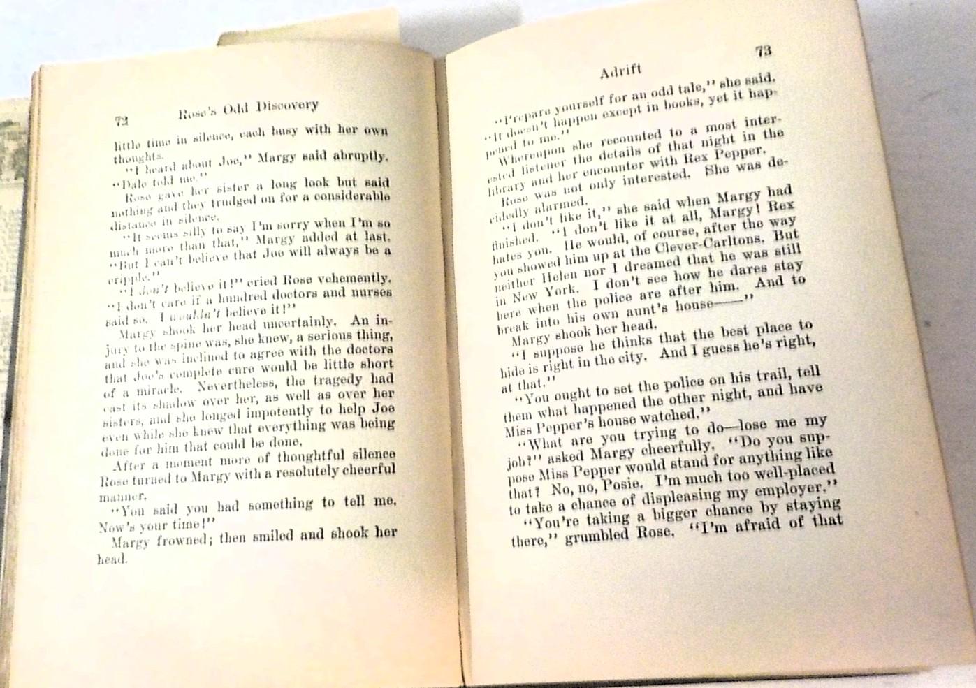 The Blythe Girls: Rose's Odd Discovery | Laura Lee Hope | Illustrated | Copyright 1927 | Lot B193
