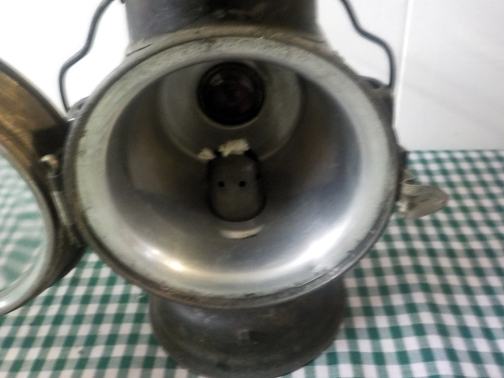 Antique Dietz Union Kerosene Driving Lamp Lantern Circa 1906 with Oil Font