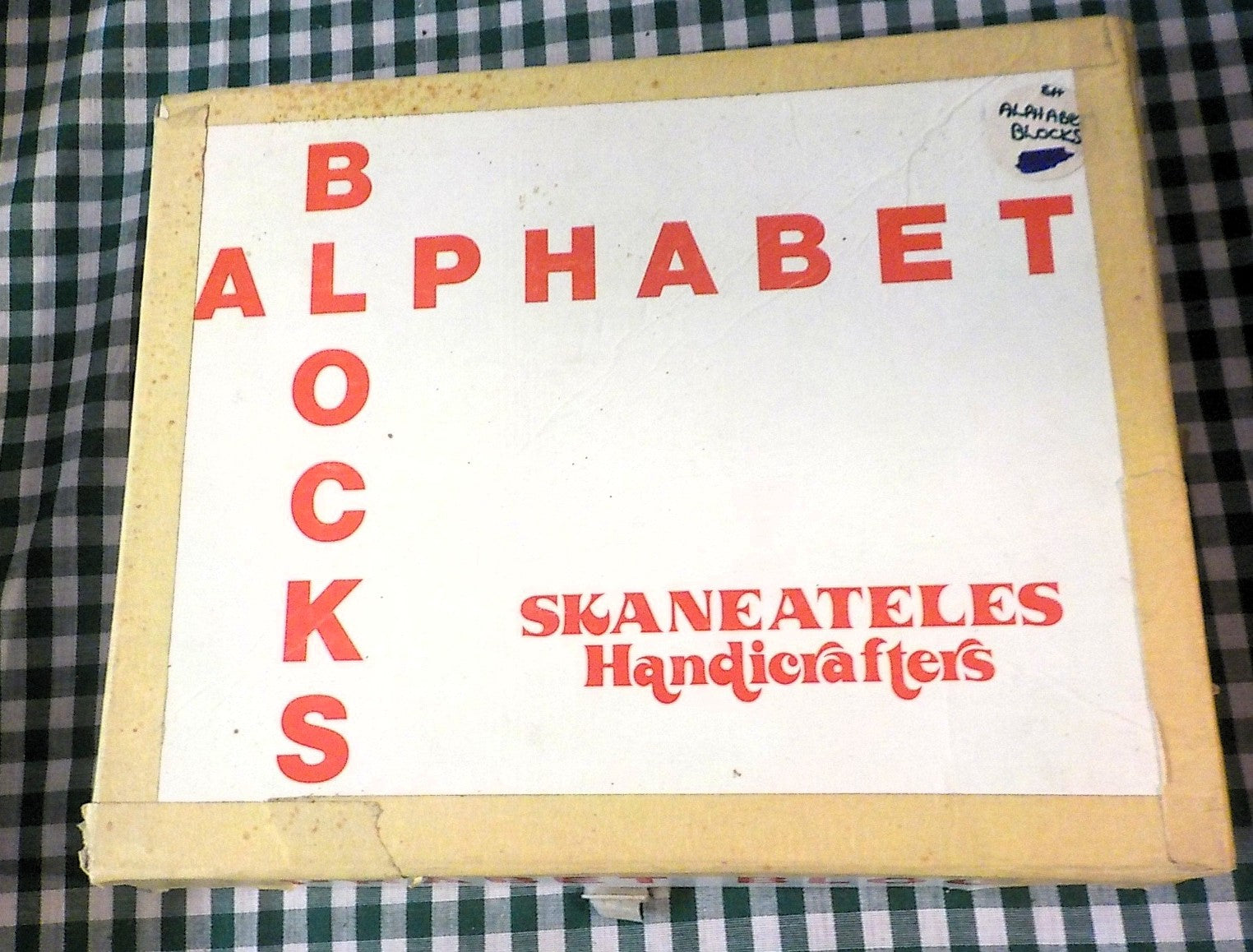 Skaneateles Handcrafted Alphabet Blocks – Set of 40