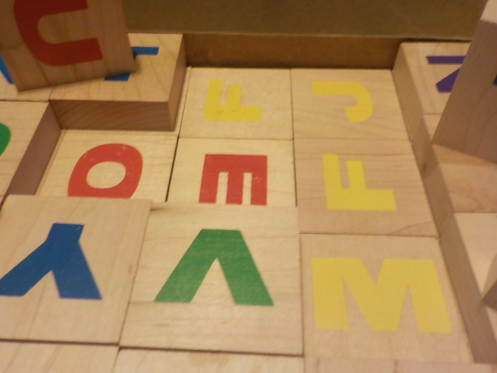 Skaneateles Handcrafted Alphabet Blocks – Set of 40