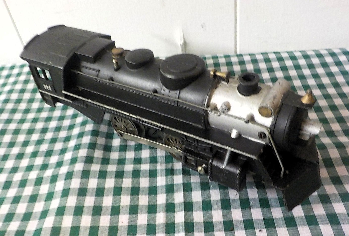 Vintage Marx 666 Metal Steam Locomotive – Pressed Steel Train Engine