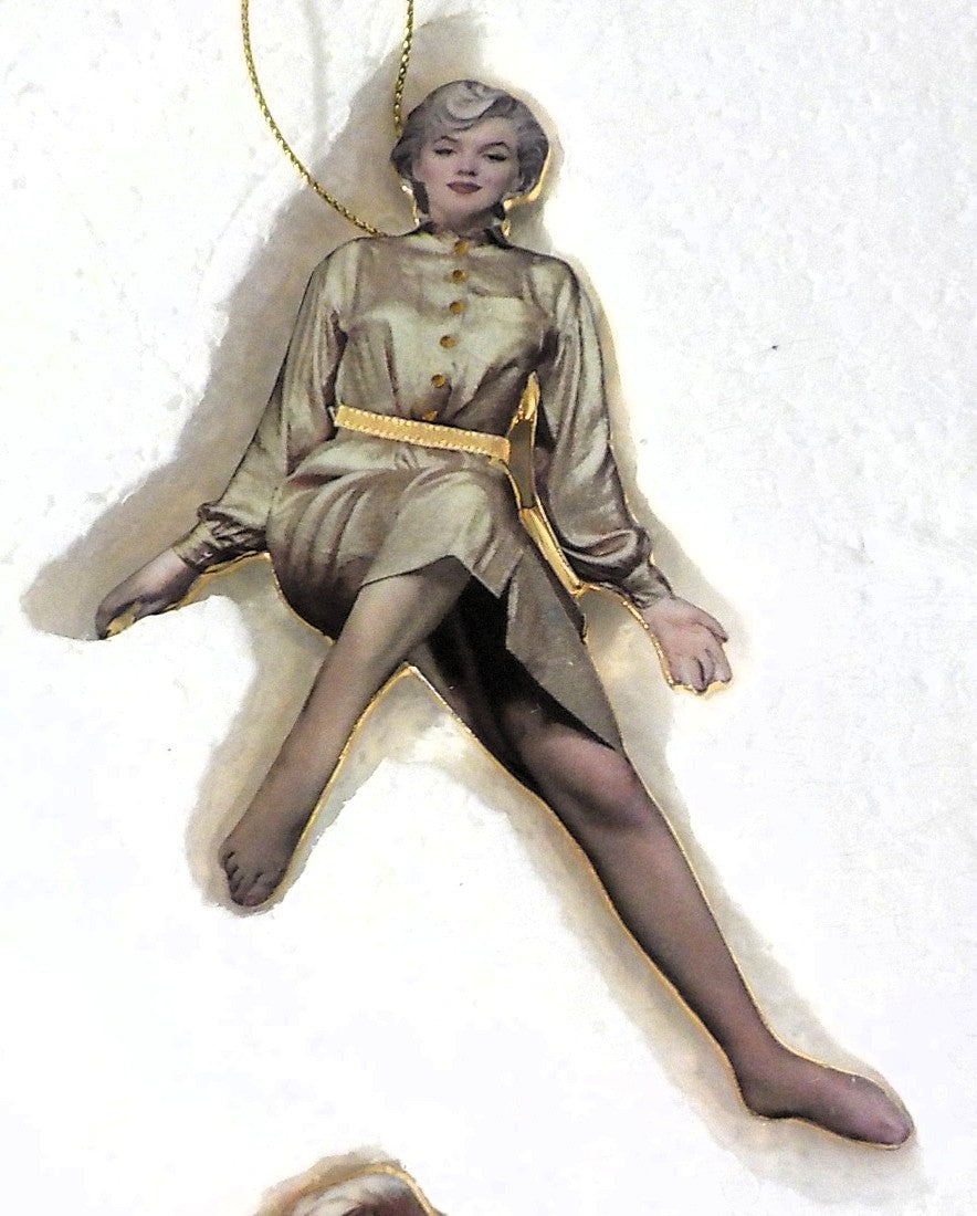The Glamorous Miss Monroe – 2002 Bradford Exchange Christmas Ornament