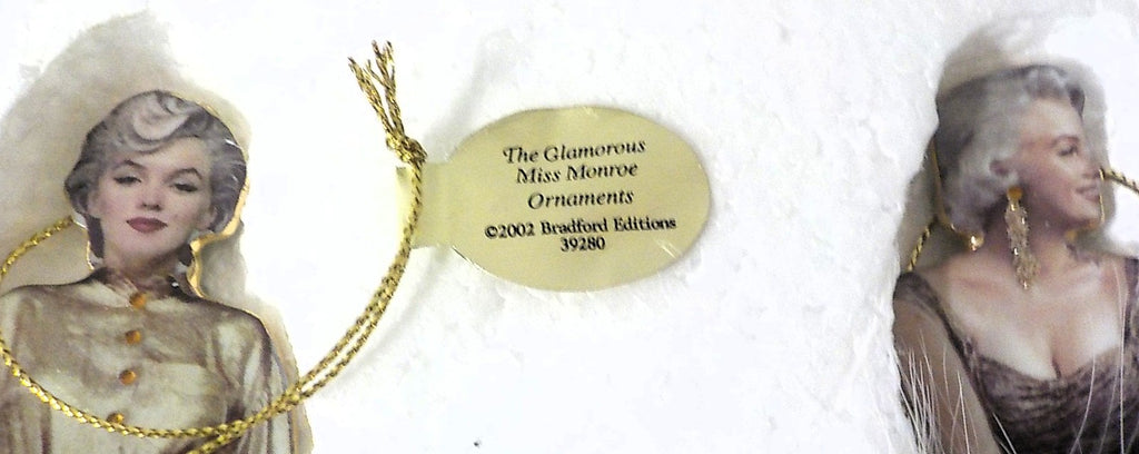 The Glamorous Miss Monroe – 2002 Bradford Exchange Christmas Ornament