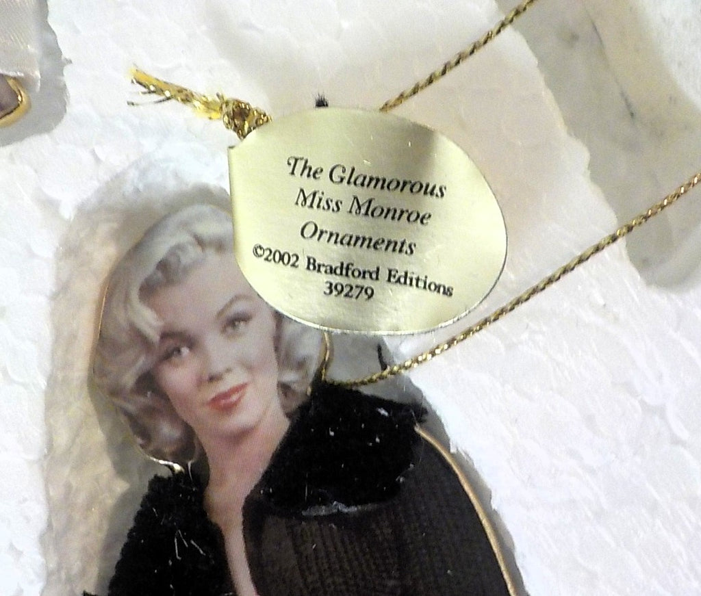 The Glamorous Miss Monroe – 2002 Bradford Exchange Christmas Ornament 2532