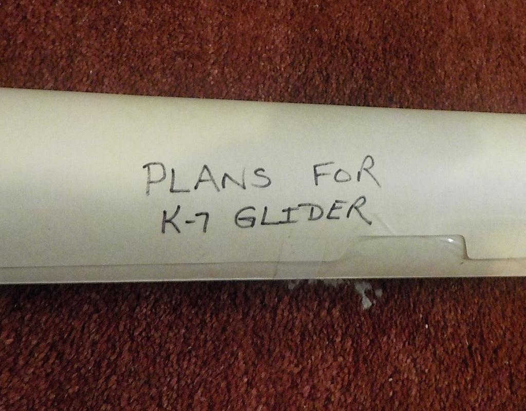 K-7 Glider Plans – Vintage Scale Sailplane Building Plans