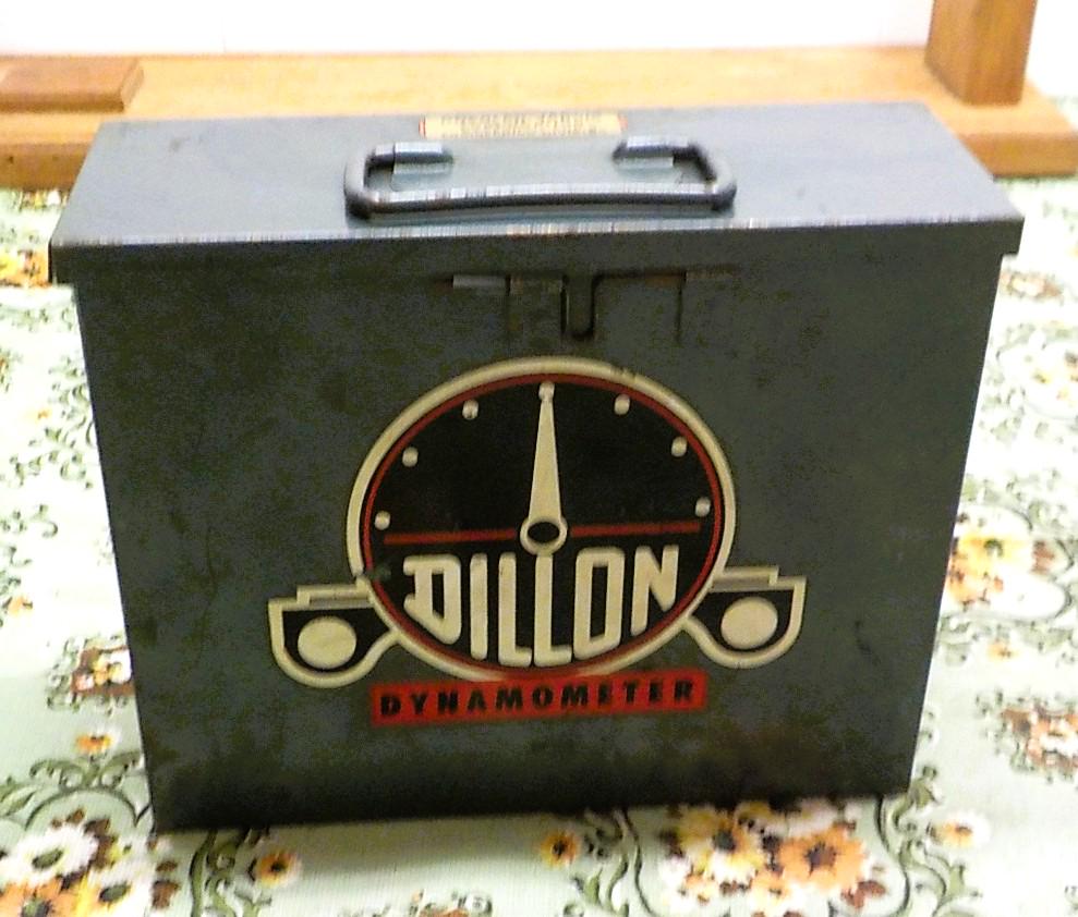 Dillon Mechanical Shackle Dynamometer – 1000 lb Capacity, 10 lb Divisions, with Metal Case – Item 1007
