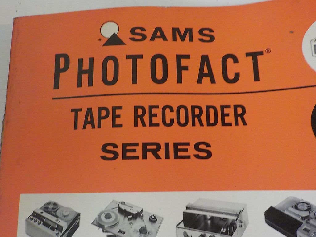 Sams Photofact Tape Recorder Repair Manual TR-18 (1965)