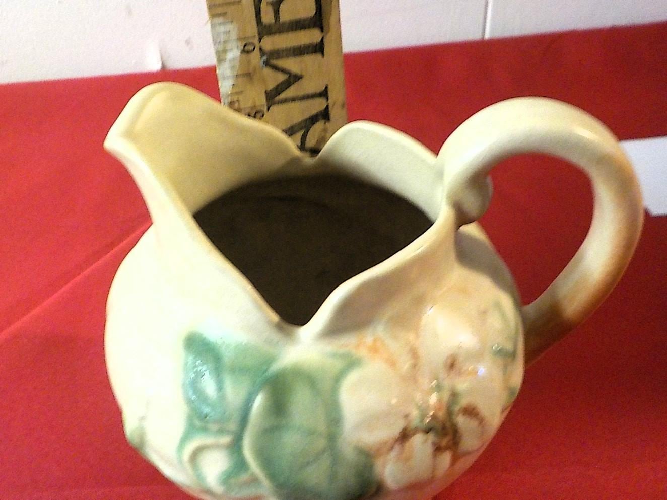 Vintage Weller Art Pottery 6 1/2 inch pitcher 1940s lot 2505