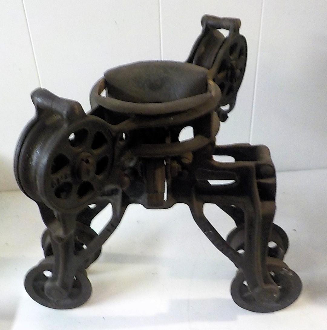 Antique Boomer Cast Iron Hay Trolley Unloader Pulley | Working Condition | Barn Primitive | Lot 2473