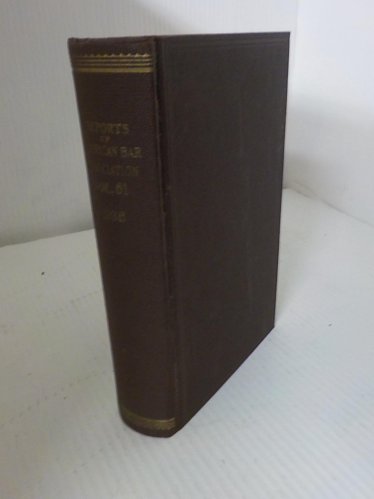 1936 American Bar Association Annual Report, Volume 61
