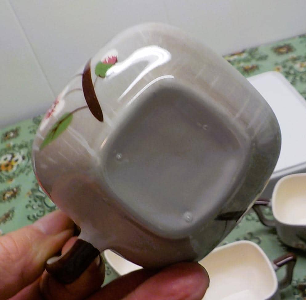 Vintage Weil Ware Condiment Tray: Birchwood Divided Dish with 6 Cups
