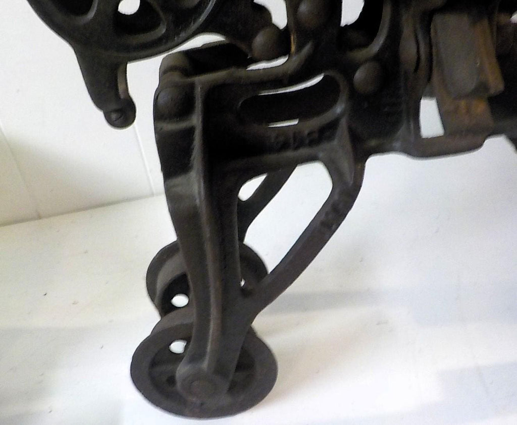 Antique Boomer Cast Iron Hay Trolley Unloader Pulley | Working Condition | Barn Primitive | Lot 2473