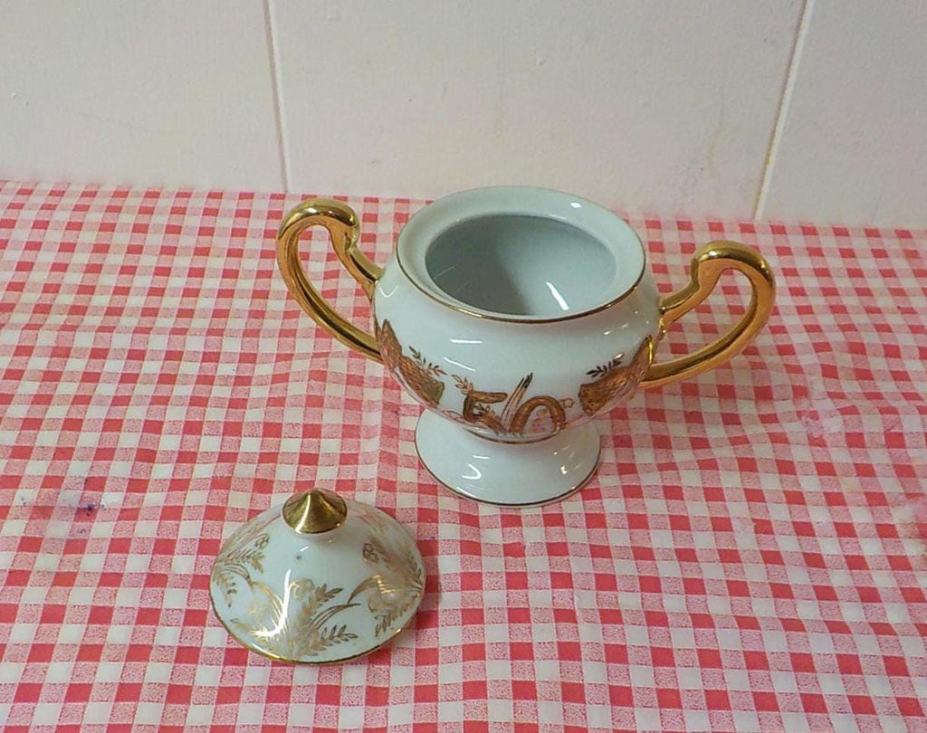 50 Golden Anniversary Sugar Bowl with Lid item 661