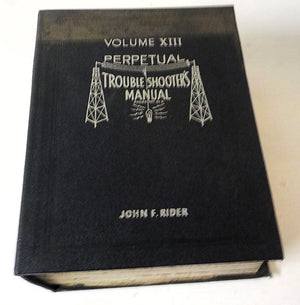 Perpetual trouble shooting manual 1942 tube radios & early car radios  lot 189