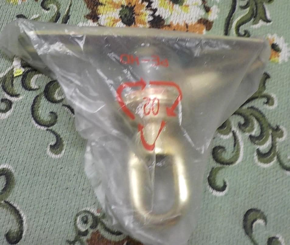 Vintage Brass 5-Arm Chandelier Ceiling Light | New Old Stock | 24" | Item No. 066