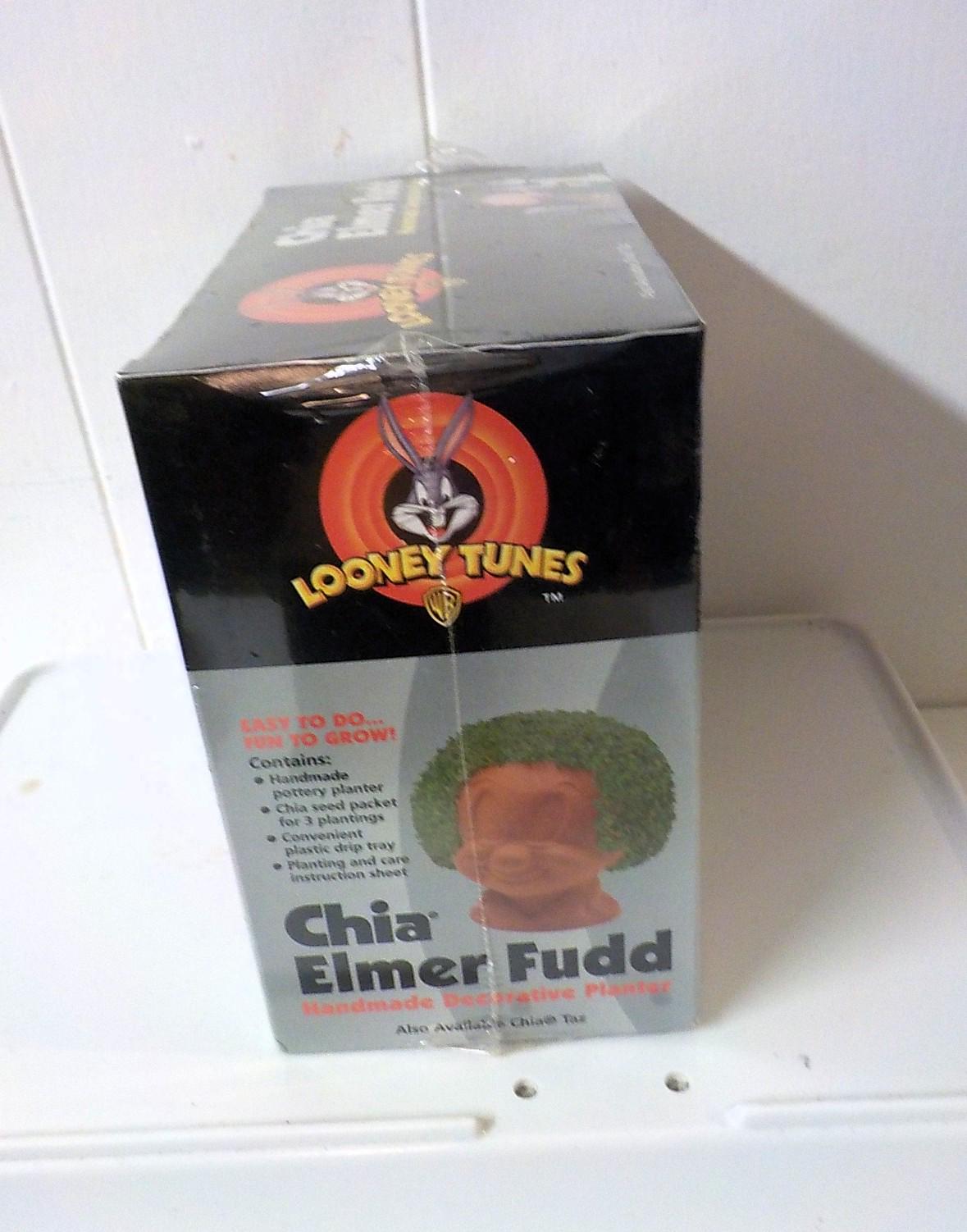Elmer Fudd Chia Pet Planter — Looney Tunes Warner Bros. 1998, Factory Sealed | Lot 2304