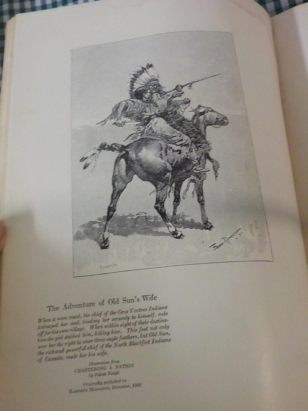 Book of the American Indian by Hamlin Garland Pictures by Frederic Remington 1st. edition b 222