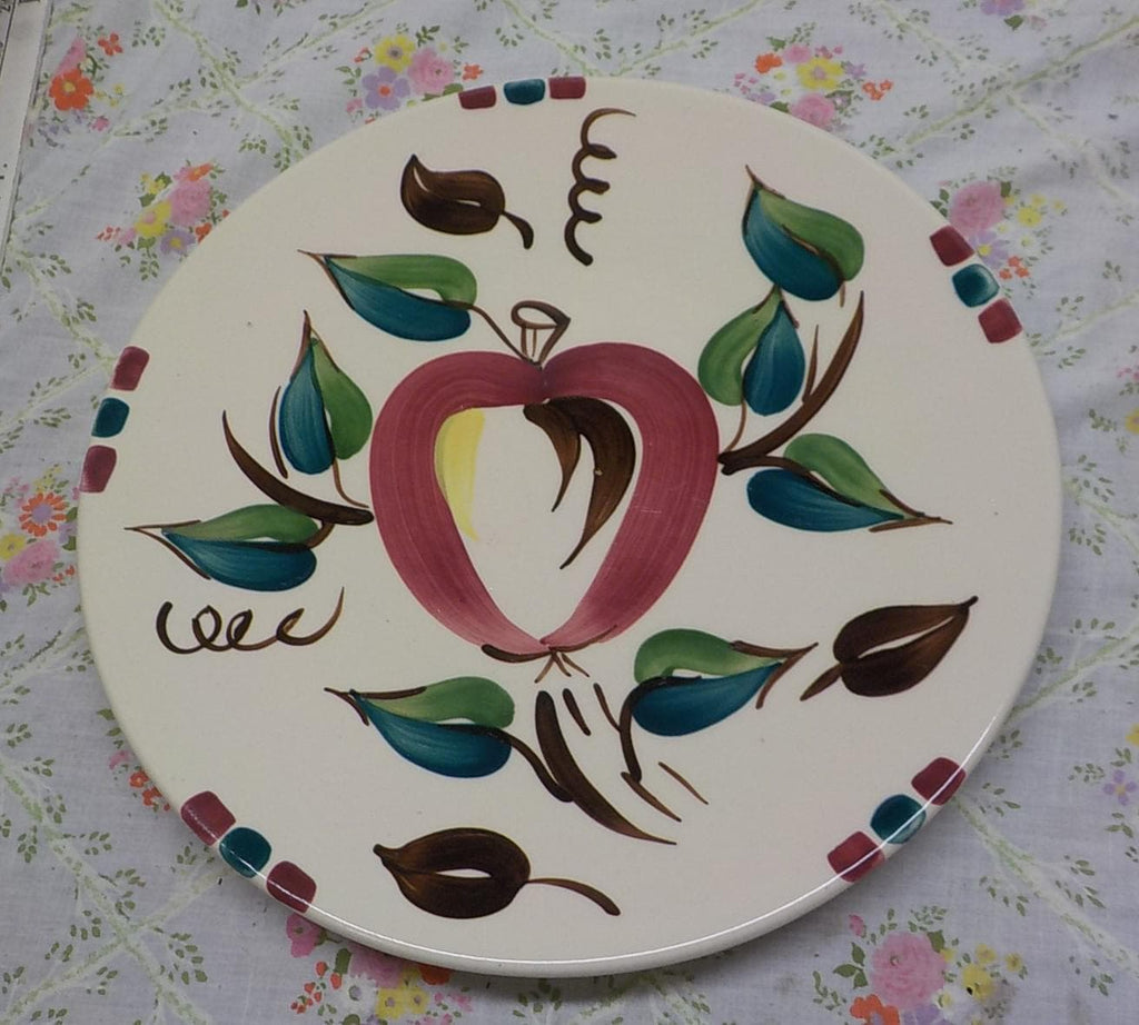 Vintage Purinton Pottery Apple 12-inch Platter / Charger item 980