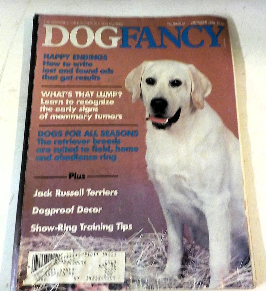 Dog Fancy Magazine 1990–1991 — Lot of 8 Issues, Lot B 205
