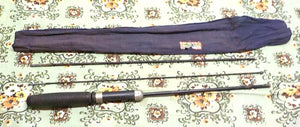 Antique Steel 3pc Fly Fishing Rod Rex 5 ft. item 326
