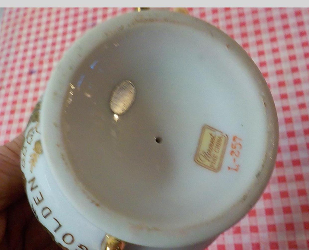 50 Golden Anniversary Sugar Bowl with Lid item 661