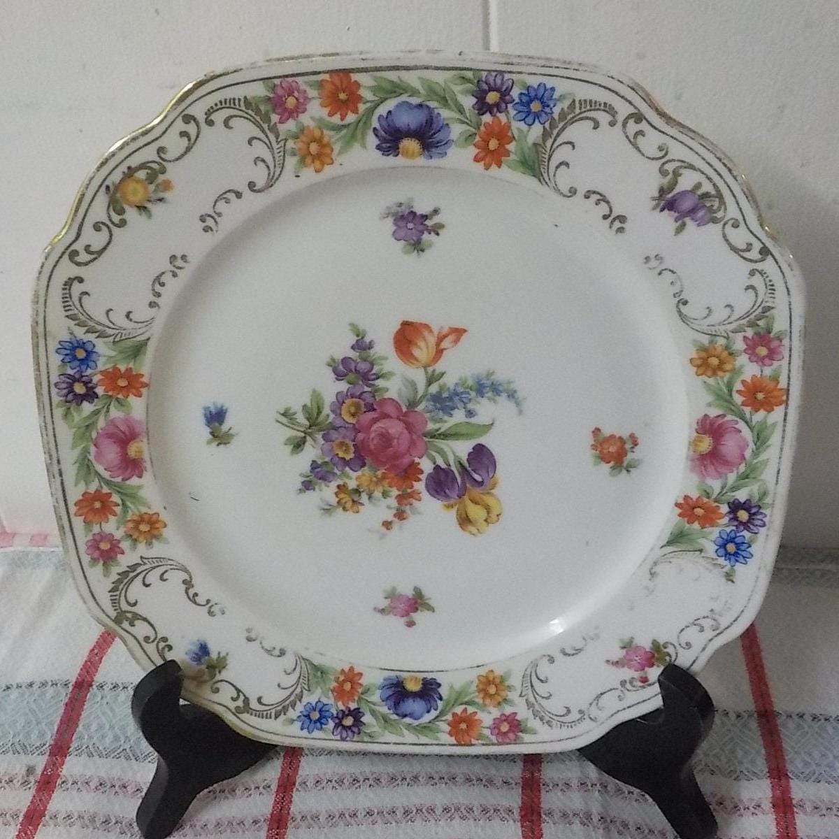 Vintage Drexton Royal Style made in Germany 8 inch Lunch Plate 702