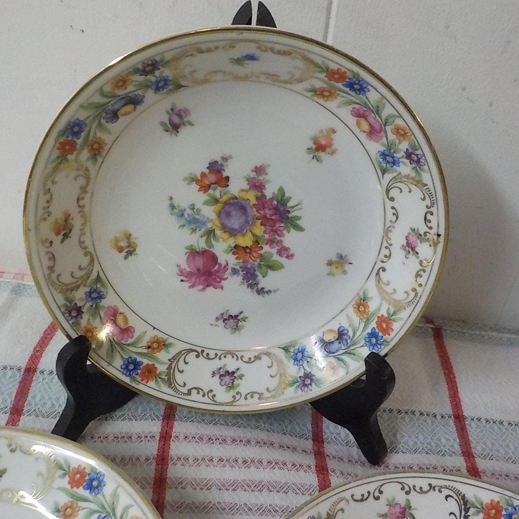 Dresden Style "Royal" Bavaria Germany Soup Bowls 7.5" — Set of 4