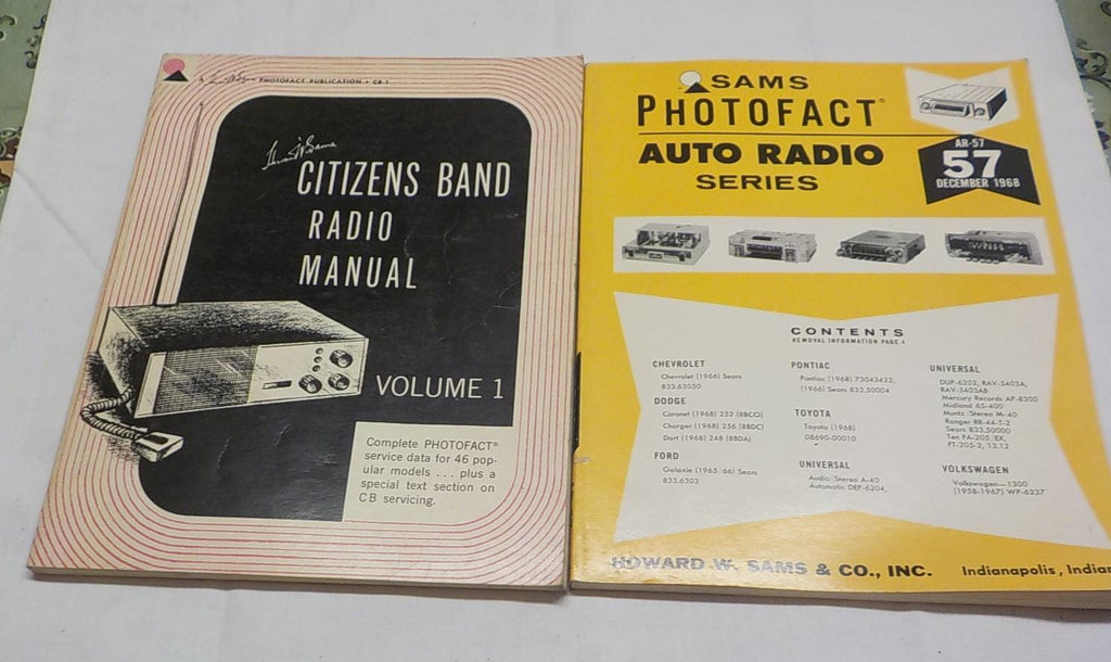 Sams Photofact Auto Radio Series Service Repair and Band Radio Manual b 104