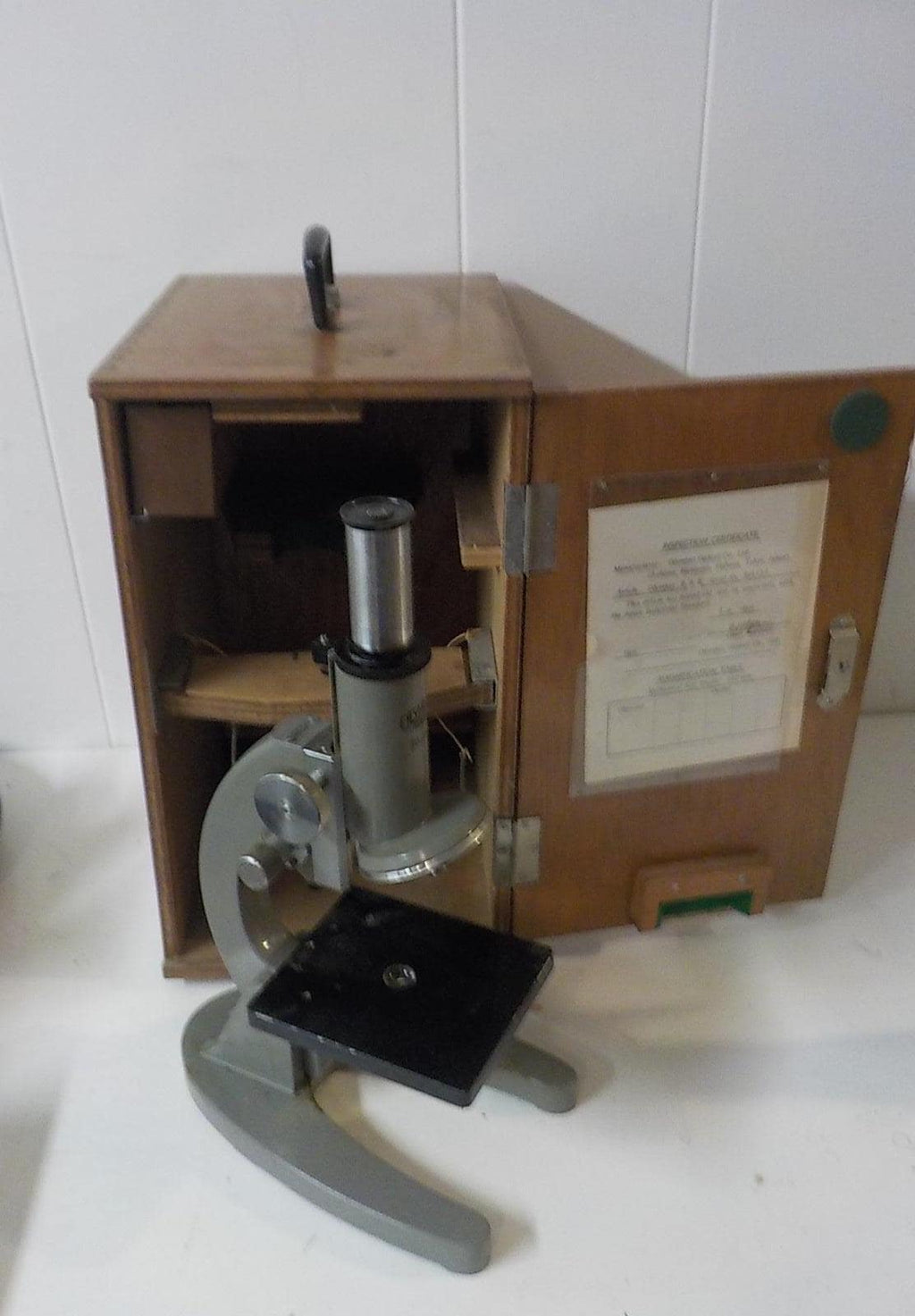 Vintage Olympus Tokyo Microscope with Light Source & Carrying Case | Made in Japan
