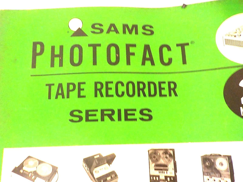 Sams Photofact Tape Recorder Repair Manual TR-29 (1967)