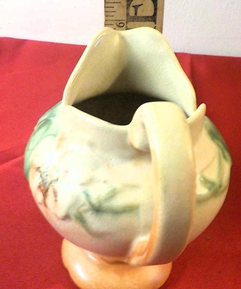 Vintage Weller Art Pottery 6 1/2 inch pitcher 1940s lot 2505