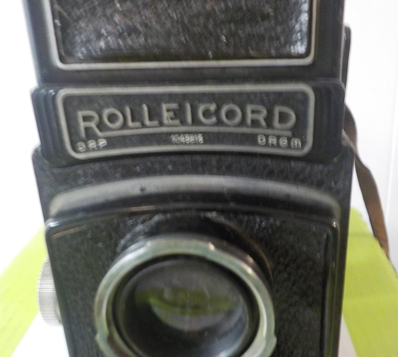 Vintage Rolleicord II TLR Camera — Type 5, Carl Zeiss Triotar 75mm f/3.5, with Case (Untested)