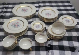 Vintage Theodore Haviland Gainsborough Dinnerware Set — 48-Piece Service for 8