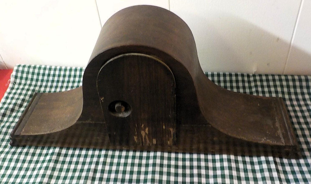 Antique New Haven Westminster Chime Tambour Mantel Clock — Works (Early 20th C.)