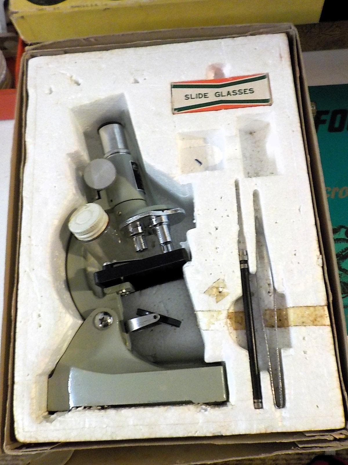 Vintage Gilbert Microscope Set No. 5 + Chemistry Lab No. 12014 + Kmart Focal Macroscope | Lot 2440