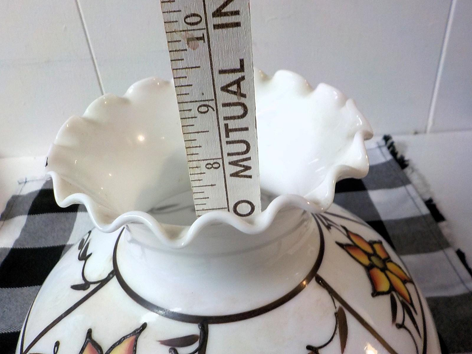 Vtg Gone With The Wind Lamp Shade Flowers 7 inch filter 2308