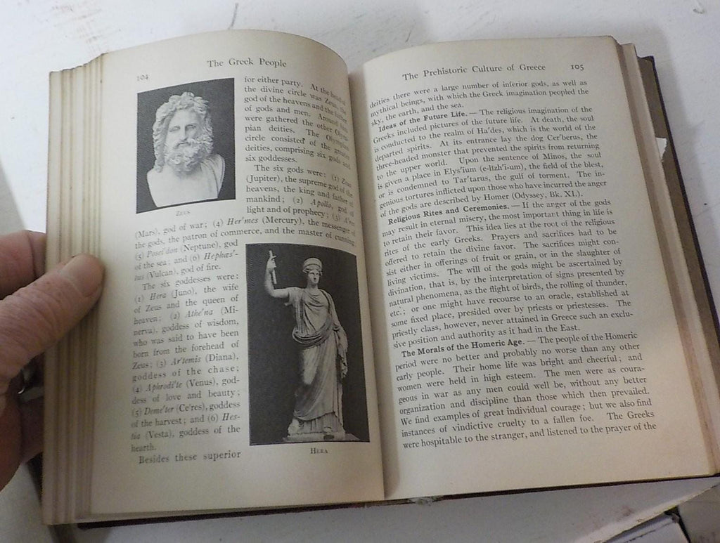 Ancient Peoples: Outlines of Ancient History by William Morey | 1915 First Edition Antique Book | Lot EB130