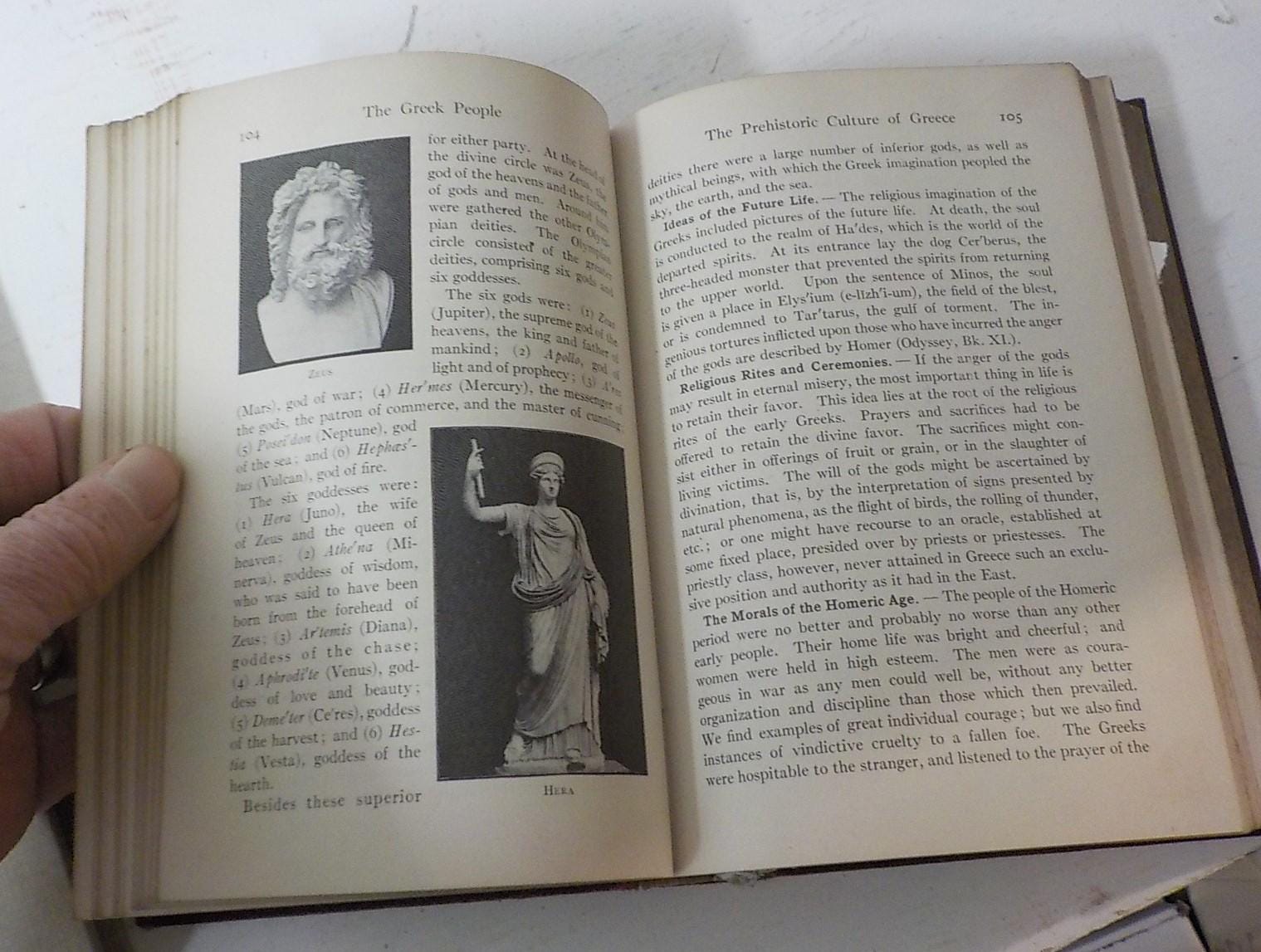 Ancient Peoples: Outlines of Ancient History by William Morey | 1915 First Edition Antique Book | Lot EB130