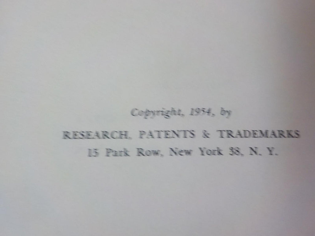 Dictionary of Intellectual Property Law | A. John Michael Kurt Kelman | Copyright 1954 | Lot B105